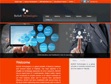 Tablet Screenshot of bizsoftech.com